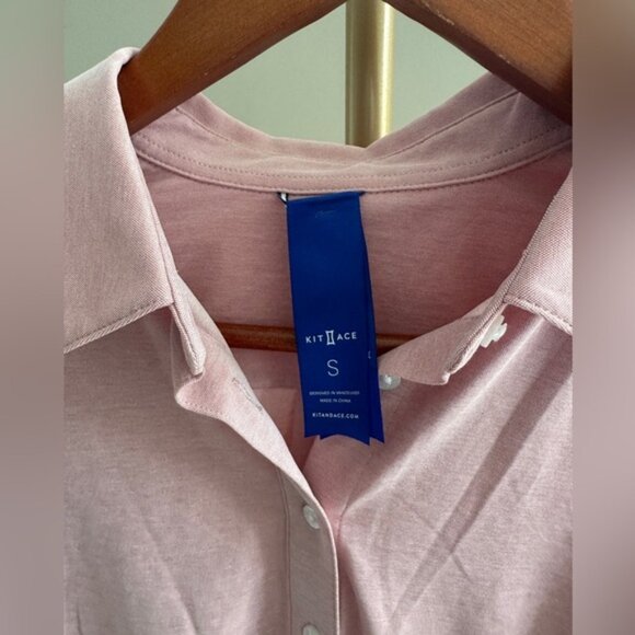 Kit And Ace City Tech Long Sleeve Slim Fit Shirt Sz S - Picture 3 of 10